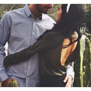 LF Backless Button Down